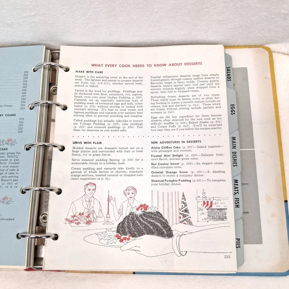 Betty Crocker's New Picture Cook Book 1961 5-Ring 1st Edition 2nd Printing READ